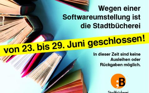 Bücherei geschlossen